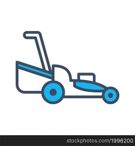 lawnmower icon filled color
