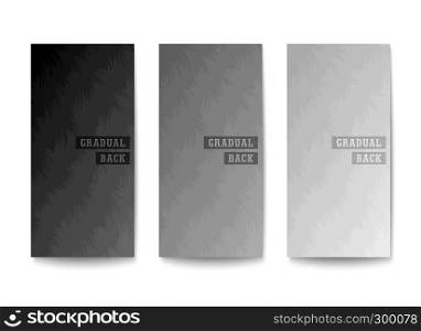 Layered backgrounds design. Layers of different tones with an uneven edge. Muted colors gradation. Vector template. Layered backgrounds design