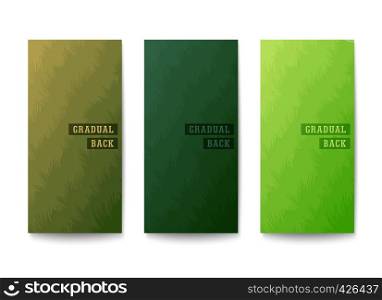 Layered backgrounds design. Layers of different tones with an uneven edge. Muted colors gradation. Vector template. Layered backgrounds design