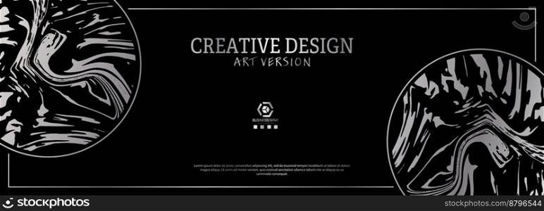 Layout of the creative design. Corporate graphics template for the design of covers, posters, posters, banners, booklets, backgrounds and flyers. Creative style for interiors, decorations and creative ideas