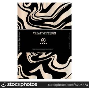 Layout of the creative design. Corporate graphics template for the design of covers, posters, posters, banners, booklets, backgrounds and flyers. Creative style for interiors, decorations and creative ideas