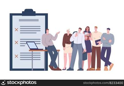 Lazy office workers team. Bad time management, managers talking not working. Unfulfilled tasks, business people vector group characters of office worker lazy illustration. Lazy office workers team. Bad time management, managers talking not working. Unfulfilled tasks, business people vector group characters