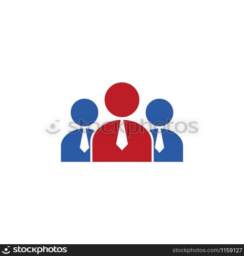 Leader icon design template vector isolated illustration. Leader icon design template vector isolated