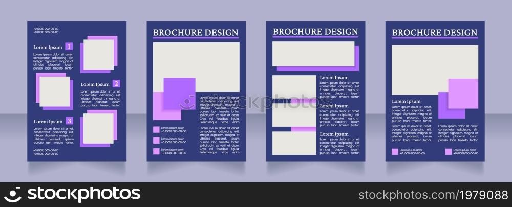 Leader skills development strategy blank brochure layout design. Vertical poster template set with empty copy space for text. Premade corporate reports collection. Editable flyer paper pages. Leader skills development strategy blank brochure layout design