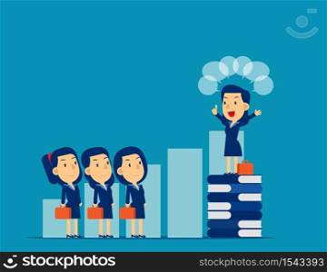 Leader speaking to colleague. Concept cute business vector illustration, Professional, Communication.