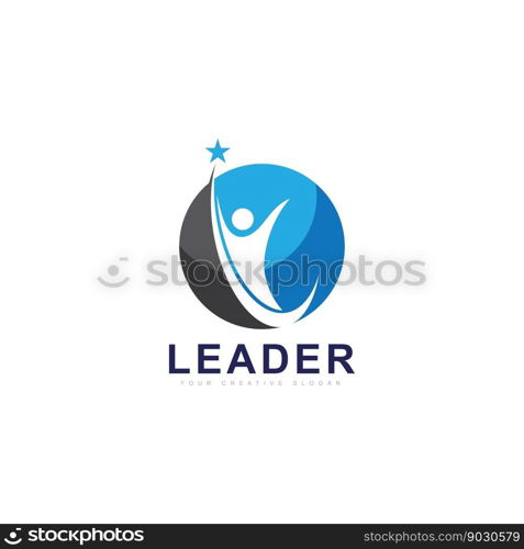 leadership logo success logo and education logo vector