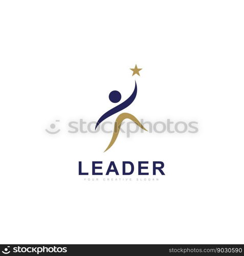 leadership logo success logo and education logo vector