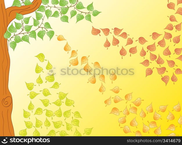 leaf abstract. vector