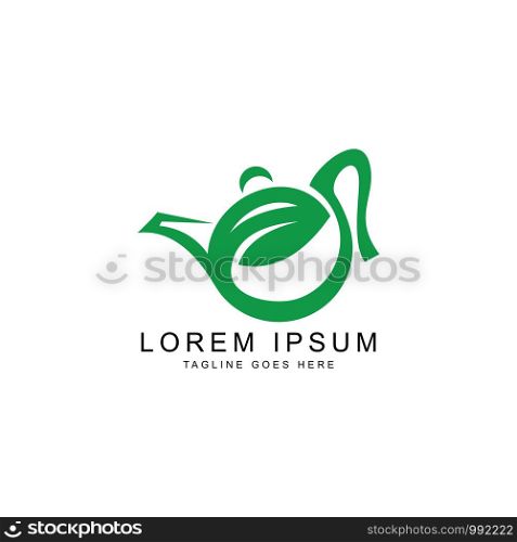 leaf and blow logo template