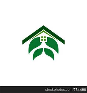 leaf and build logo template
