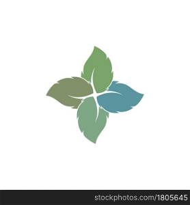 Leaf and Shutter Lens Aperture for Nature Photographer logo design inspiration