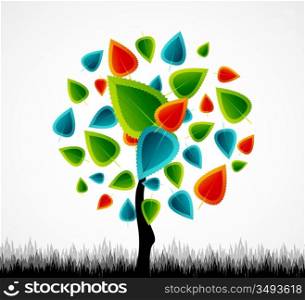 Leaf and tree design
