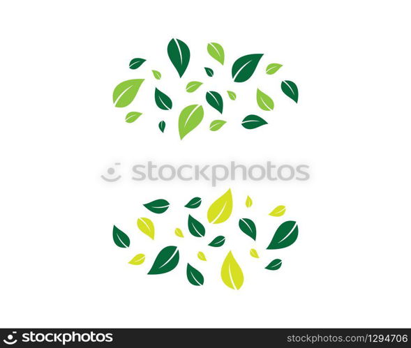 Leaf background symbol vector icon illustration design