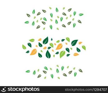 Leaf background symbol vector icon illustration design