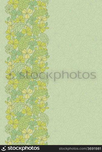 Leaf background vector