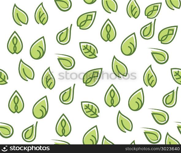 Leaf Background Vector icon Illustration design