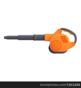 Leaf blower icon. Cartoon of leaf blower vector icon for web design isolated on white background. Leaf blower icon, cartoon style