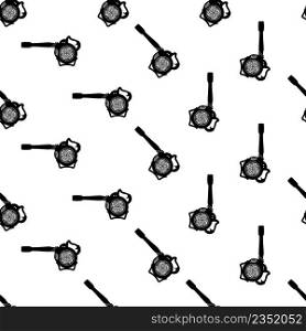 Leaf Blower Icon Seamless Pattern, Leaves Blower Icon Vector Art Illustration