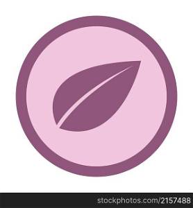 leaf circle icon