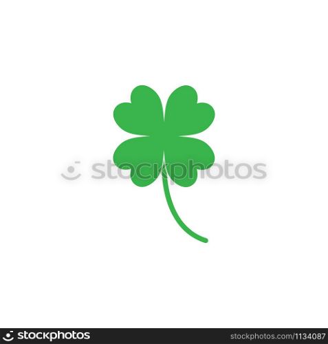 Leaf clover sign icon.saint patrick symbol.design illustration