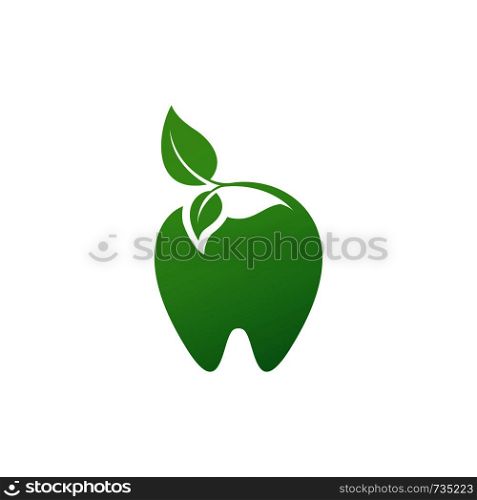 leaf dental logo template