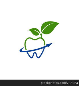 leaf dental logo template