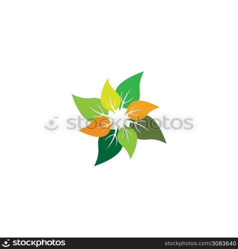 Leaf ecology Logo Template vector symbol nature