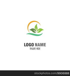 Leaf  ecology Logo Template vector symbol nature