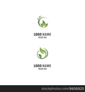 Leaf  ecology Logo Template vector symbol nature