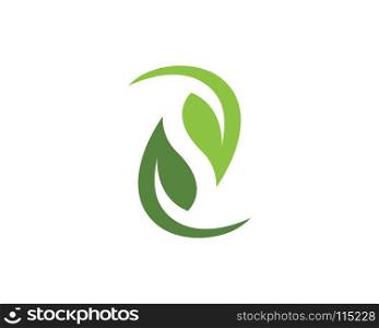 Leaf ecology nature Logo Template