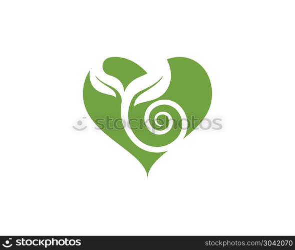 Leaf ecology nature Logo Template. Logos of green Tree leaf ecology nature element vector