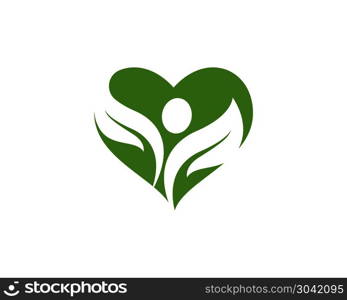 Leaf ecology nature Logo Template. Logos of green Tree leaf ecology nature element vector