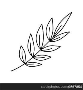 Leaf fall icon vector on trendy design