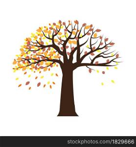Leaf fall tree. Autumn season. Coloring leaves. Foliage abstract. Nature background. Vector illustration. Stock image. EPS 10.. Leaf fall tree. Autumn season. Coloring leaves. Foliage abstract. Nature background. Vector illustration. Stock image.