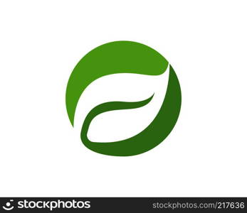 Leaf green leaves logo