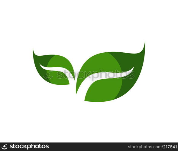 Leaf green leaves logo