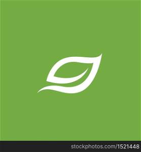 leaf green nature logo and symbol template Vector