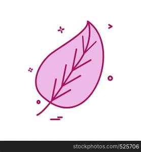 Leaf icon design vector