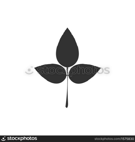 leaf icon. Flat icon leaf. Vector illustration