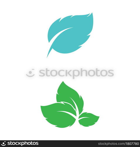 Leaf icon Vector Illustration design Logo template