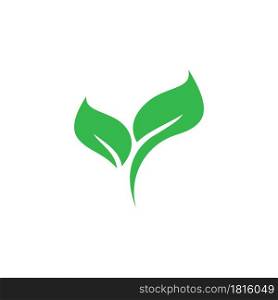 Leaf icon Vector Illustration design Logo template