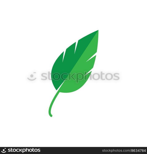 leaf icon vector illustration logo design