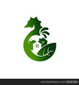 leaf lhome logo template