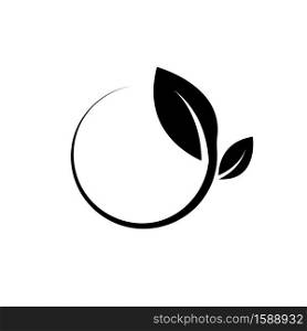 leaf logo ecology nature element vector icon