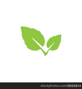 leaf logo icon vector design