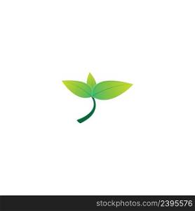 leaf logo icon vector design template