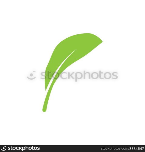 leaf logo stock illustration design