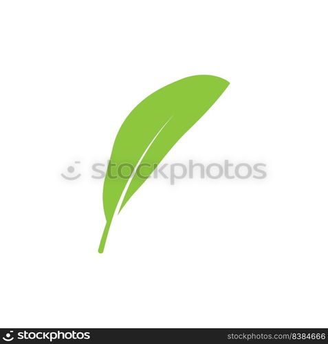 leaf logo stock illustration design