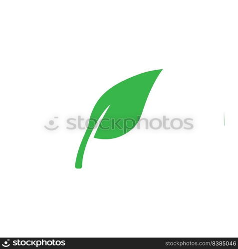 leaf logo stock illustration design