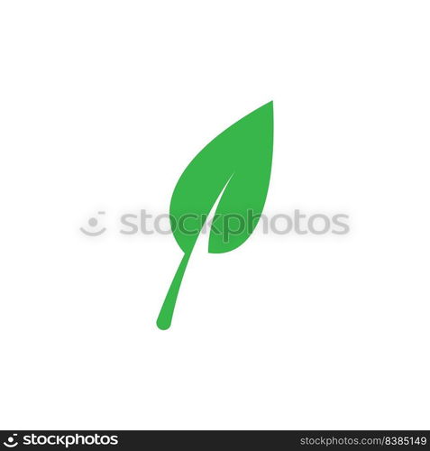 leaf logo stock illustration design